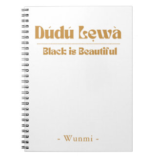 Black Is Beautiful Journal — Present till henne Anteckningsbok
