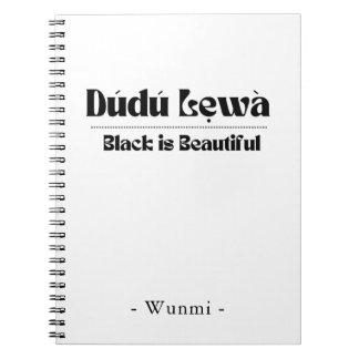 Black Is Beautiful Journal — Present till henne Anteckningsbok