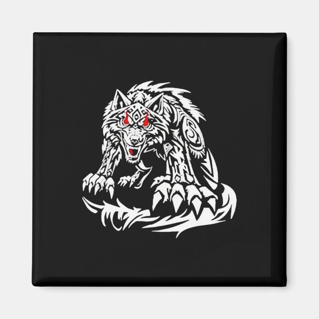 Black Jacob Fatu Varg Magnet (Framsidan)