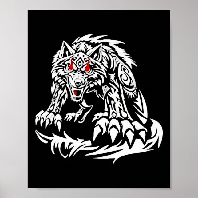 Black Jacob Fatu Varg Poster (Framsidan)