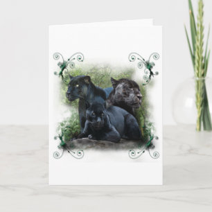 Black Jaguar Helgkort