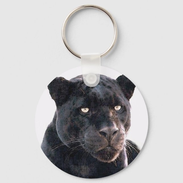 Black Jaguar Nyckelring (Framsida)