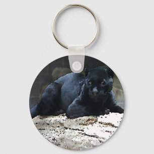Black Jaguar Nyckelring
