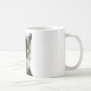 Black Jaguar Panther Kaffemugg