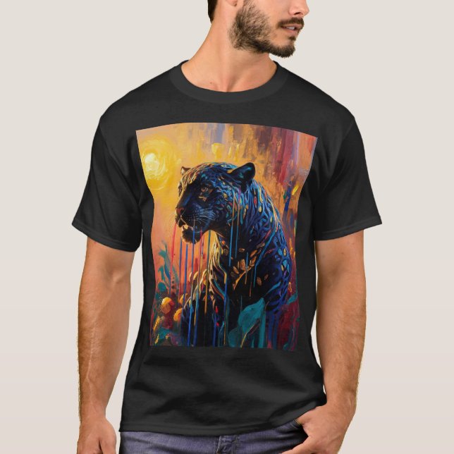 Black Jaguar T Shirt (Framsida)