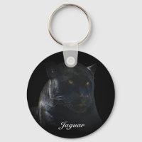 Black Jaguar Vild katt Animal-Älskare Keychain