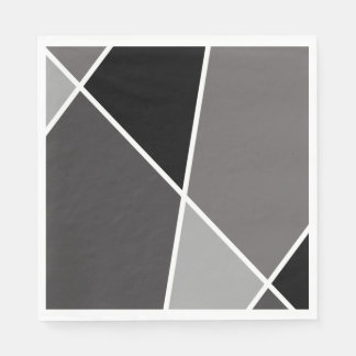 Black JanaiCreates Color Collection Paper Napkins Pappersservett