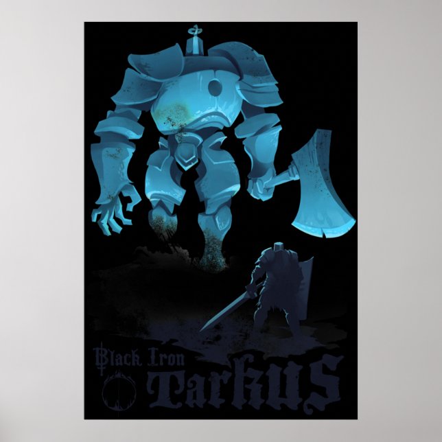 Black Järn Tarkus Poster (Framsidan)