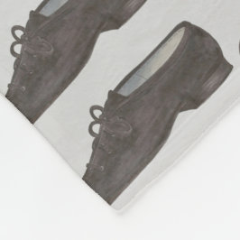 Black Jazz Dance Shoe Dancing Teacher Studio Fleecefilt