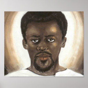 Black Jesus Ansikte Poster