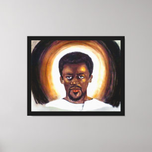 Black Jesus Canvastryck