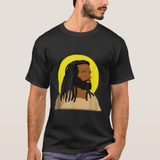 Black Jesus Locs African American Religiösa T Shirt