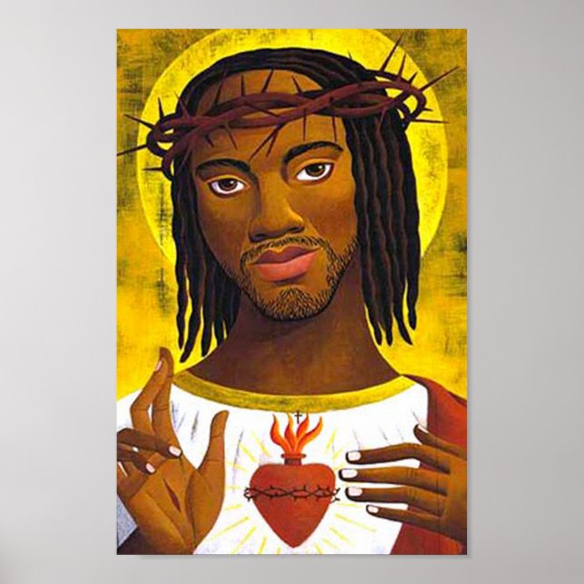 Black Jesus Porträtt Poster (Framsidan)