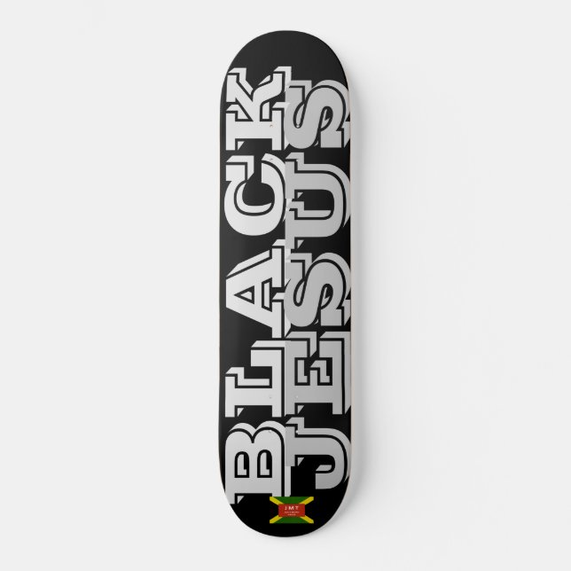 BLACK JESUS Skateboard (Framsida)