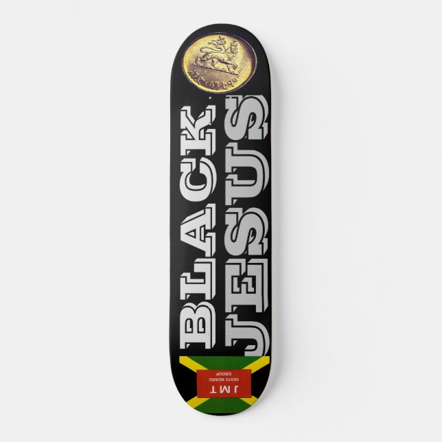 BLACK JESUS Skateboard (Framsida)