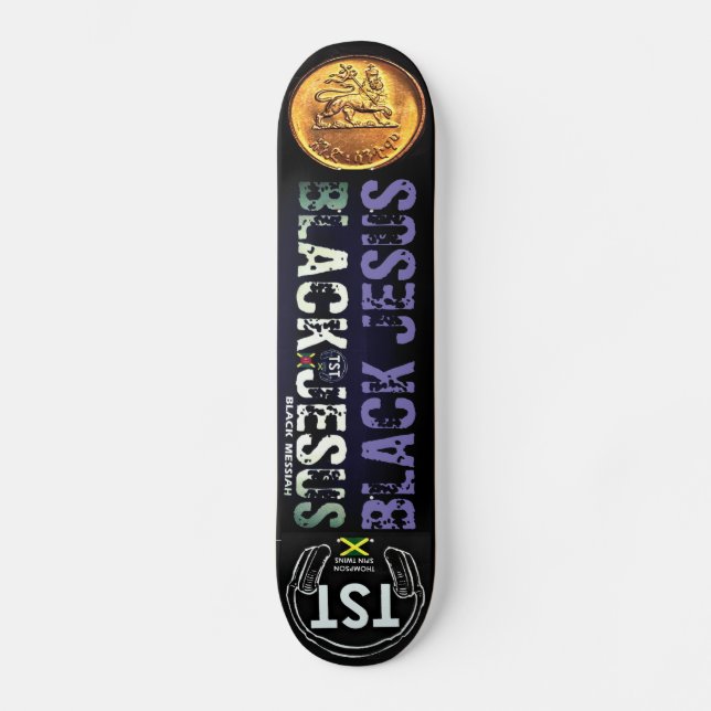 BLACK JESUS Skateboard (Framsida)