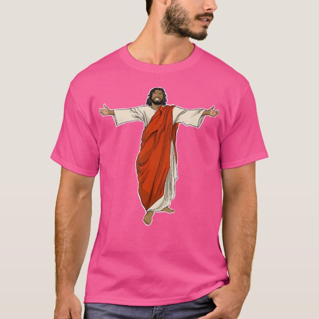 Black Jesus T Shirt (Framsida)