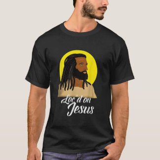 Black Jesus with Locs African Christian C T Shirt