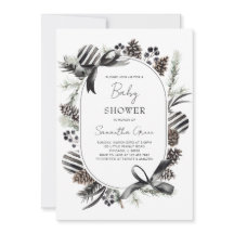 Black jul Baby Shower