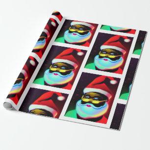 Black Jultomten jolly saint Nic Jul Presentpapper