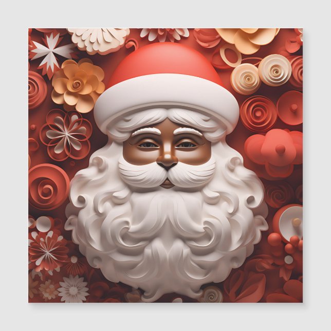 Black Jultomten Melanin Kris Kringle Julafton Bruh (Framsida)