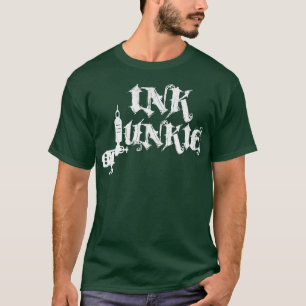 Bläck Junkie Tattoo Artist Maskin T Shirt