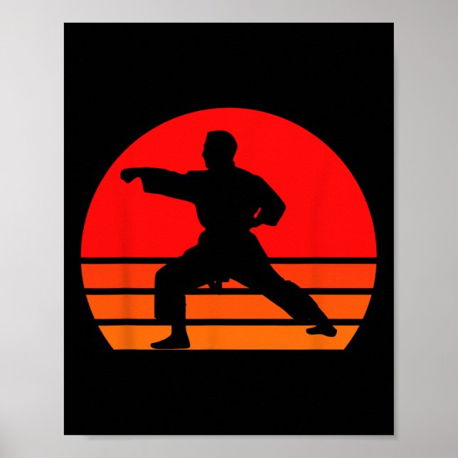Black Karate Shirt1 Poster (Framsidan)