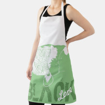 BLACK KÄRLEK APRON