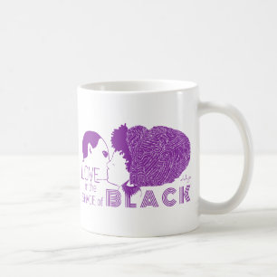 BLACK KÄRLEK i LILA Kaffemugg