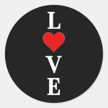 Black KÄRLEK Modern Tredny Black and White