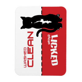 Black Kattunge Dishwasher Magnet - Slickat Clean