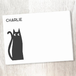 Black Kattunge Personlig Post-it Block