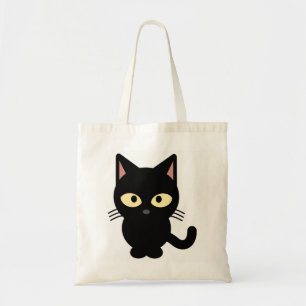 BLACK KATTUNGE TOTE BAG TYGKASSE