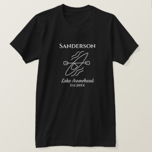 Black Kayak Monogram Namn Sjö house T Shirt