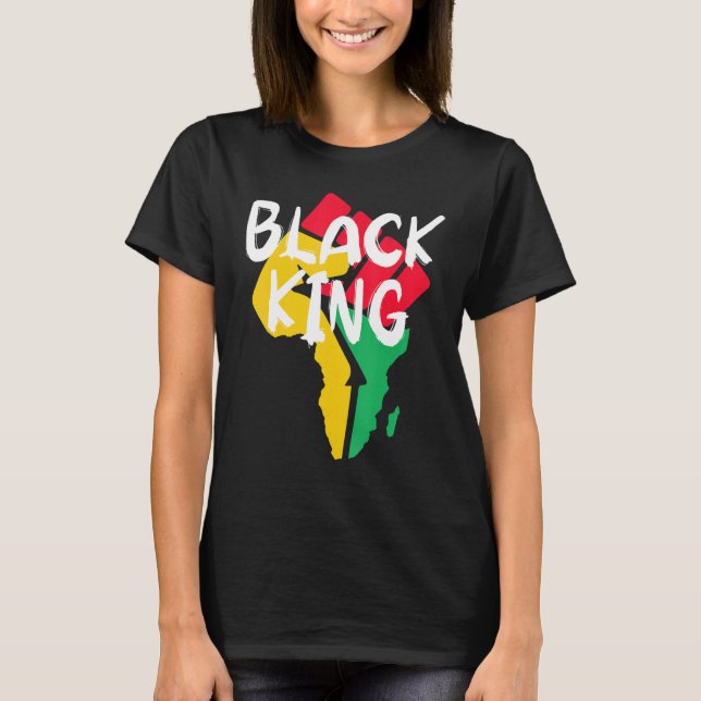 Black King Black History Month African American Bl T Shirt (Framsida)