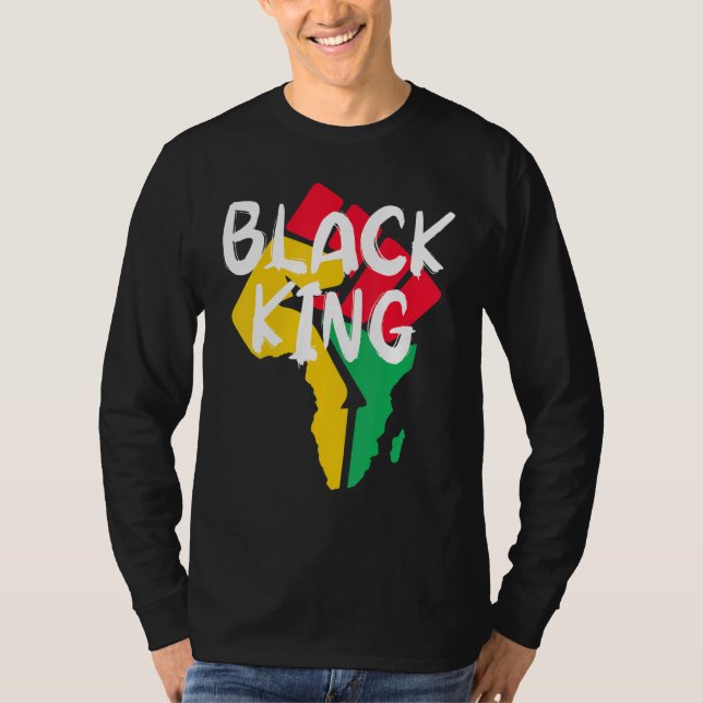 Black King Black History Month African American Bl T Shirt (Framsida)