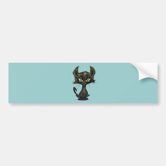 Black Kitten Bildekal (Framsidan)