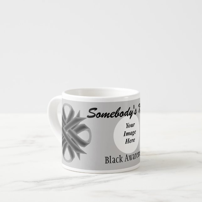 Black Klöver Ribbon Template av Kenneth Yoncich Espressomugg (Framsida vänster)