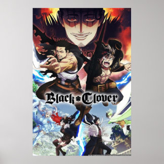 Black Klöver Spade Arc Poster