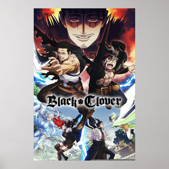 Black Klöver Spade Arc Poster (Framsidan)