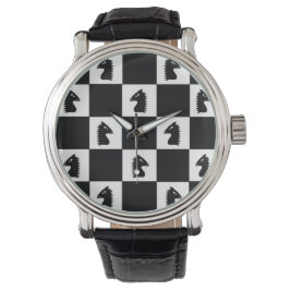 Black Knight Chess-spel Armbandsur