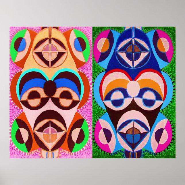 BLACK-konst i FÄRG - Yttrandefrihet Poster (Framsidan)