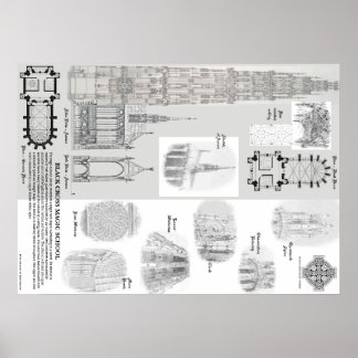 Black Kor Magic School Poster nr 2