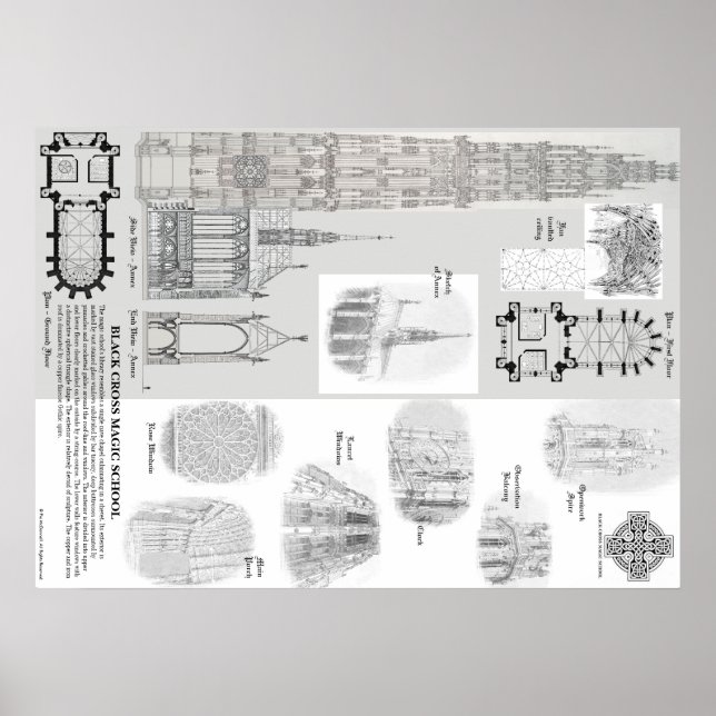 Black Kor Magic School Poster nr 2 (Framsidan)