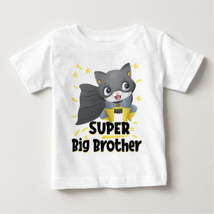 Black Kostym Cat Superhjälten Big Brother T Shirt