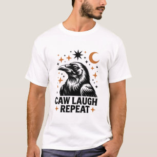 Black Kråka F, Caw F, Funny Bird Dance Coola Prese T Shirt