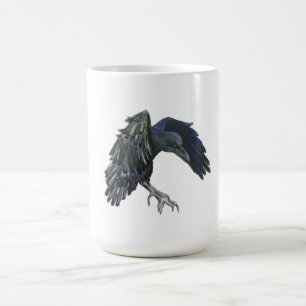 Black Kråka Master of Time Illustration Kaffemugg