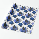 BLACK KRÅKAS ROYAL BLUE RO FLOWERS GOTH PRESENTPAPPER<br><div class="desc">GOTHIC INSPIRED WRAPPING PAPPER FEATURING BLACK KRÅKOR OCH NATT FÅGLAR OCH ROYAL BLÅA BLOMMOR En klassidé för din goda årshelg!!</div>