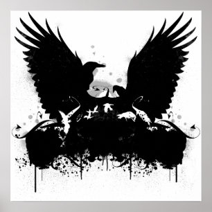 Bläck Kråkor Poster