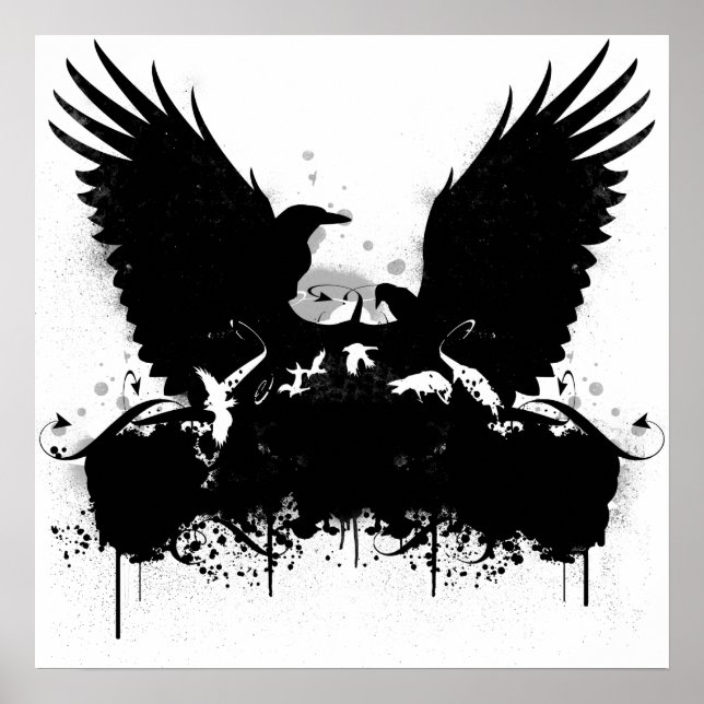 Bläck Kråkor Poster (Framsidan)